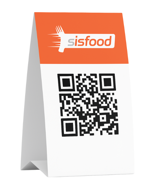 Autoatendimento por QR Code nas mesas do restaurante